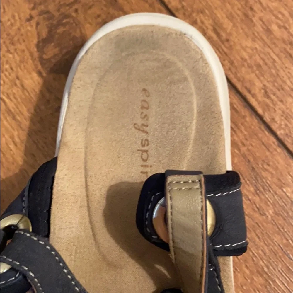 Easy Spirit Blue Comfort Walking Sandals